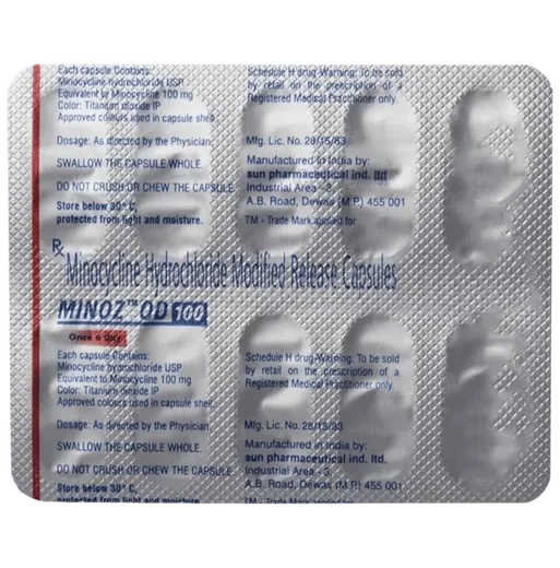 minoz od 100mg tablet 10's